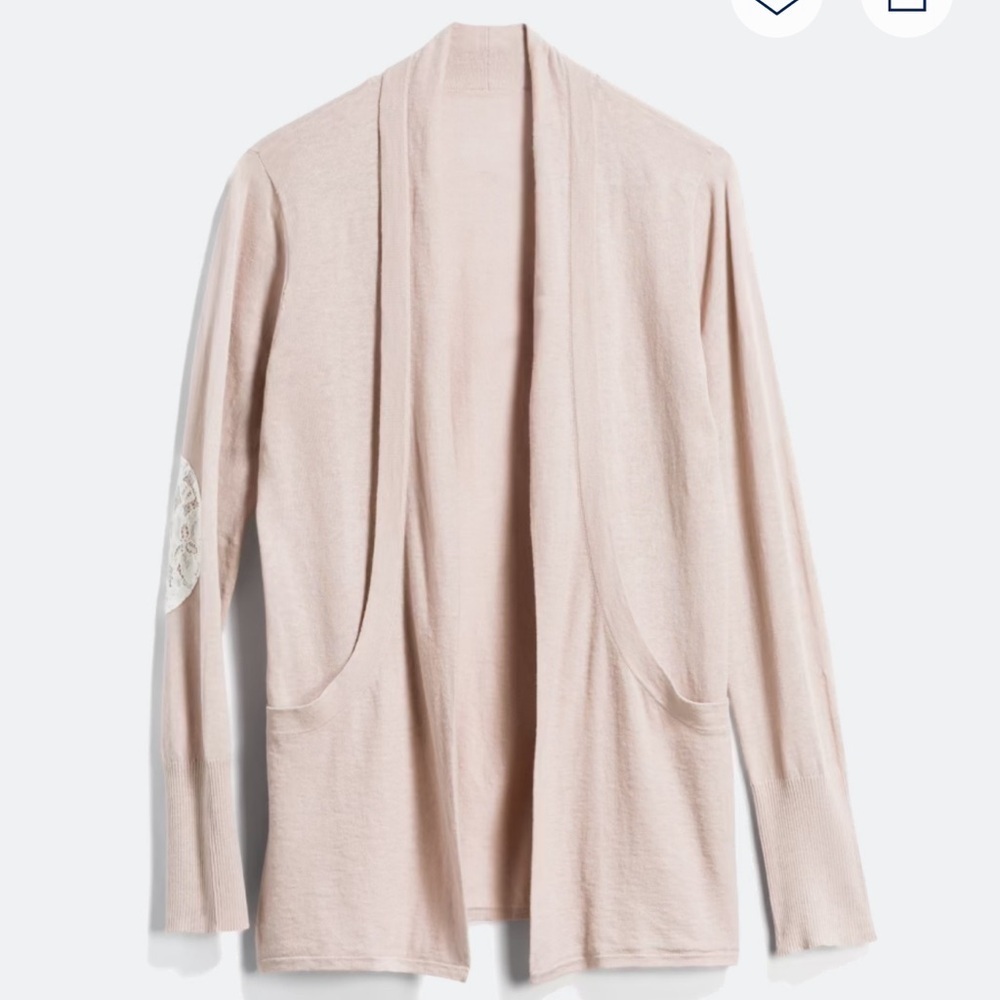 Market & Spruce Light Pink Women's Cardigan - Picture 1 of 4